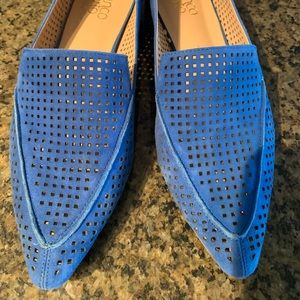 Franco Sarto blue flats